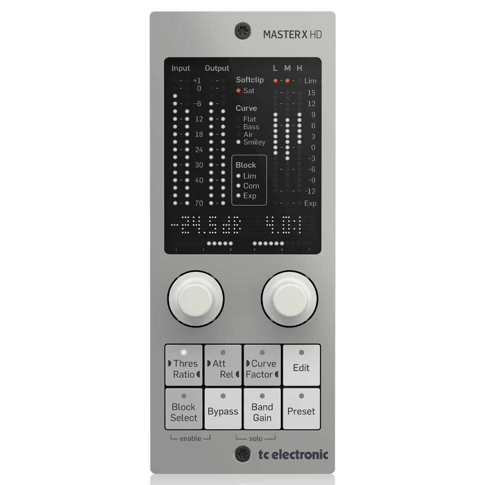 TC Electronic MASTER X HD-DT Dinamik Kontrol Prosesörü Plug-In Hardware Kontrol Cihazı